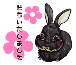 Sticker of rabbit owners 2 sticker #9625255