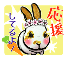 Sticker of rabbit owners 2 sticker #9625256