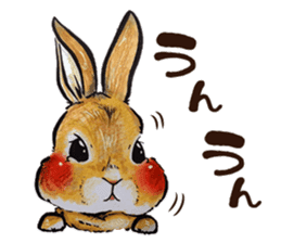 Sticker of rabbit owners 2 sticker #9625257