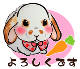 Sticker of rabbit owners 2 sticker #9625263