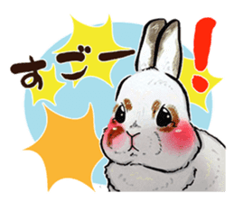 Sticker of rabbit owners 2 sticker #9625273