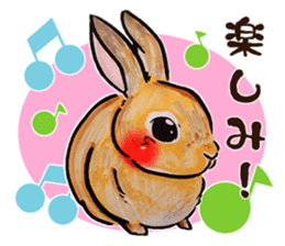 Sticker of rabbit owners 2 sticker #9625277
