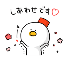 Friendly snowman sticker #9625312