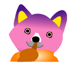 the world of a dog sticker #9626634