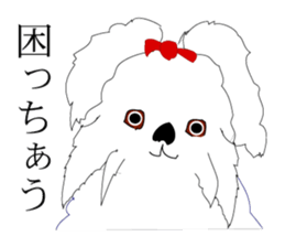 the world of a dog sticker #9626637