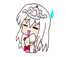 Princess fantasy moon version 2 sticker #9627300