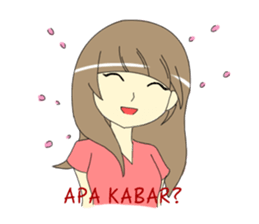 Miss Nadia : Adorable Girl sticker #9627609