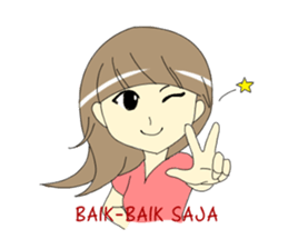 Miss Nadia : Adorable Girl sticker #9627610