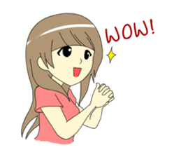 Miss Nadia : Adorable Girl sticker #9627611