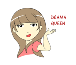 Miss Nadia : Adorable Girl sticker #9627615