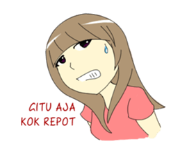 Miss Nadia : Adorable Girl sticker #9627617