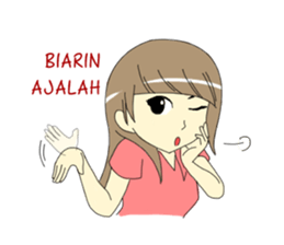 Miss Nadia : Adorable Girl sticker #9627619