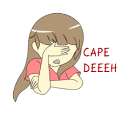 Miss Nadia : Adorable Girl sticker #9627620