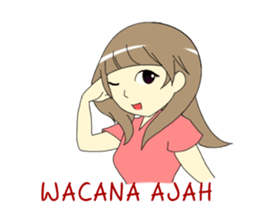 Miss Nadia : Adorable Girl sticker #9627627