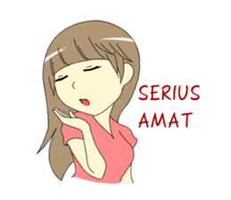 Miss Nadia : Adorable Girl sticker #9627629