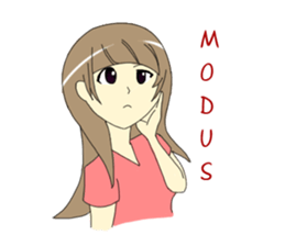 Miss Nadia : Adorable Girl sticker #9627630