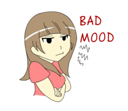 Miss Nadia : Adorable Girl sticker #9627631