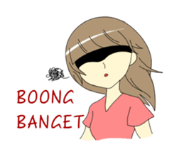 Miss Nadia : Adorable Girl sticker #9627632