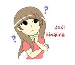 Miss Nadia : Adorable Girl sticker #9627638