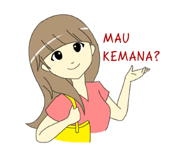 Miss Nadia : Adorable Girl sticker #9627641