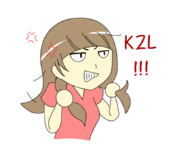 Miss Nadia : Adorable Girl sticker #9627644