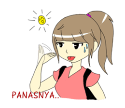 Miss Nadia : Adorable Girl sticker #9627647