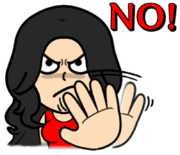 Let's go with three beautiful women. sticker #9627586