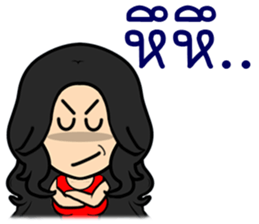 Let's go with three beautiful women. sticker #9627600