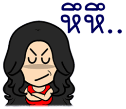 Let's go with three beautiful women. sticker #9627600