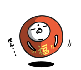 DARUMA with bear sticker #9627933