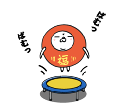 DARUMA with bear sticker #9627950