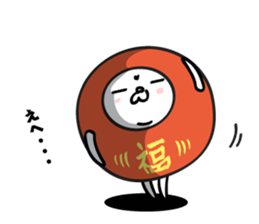 DARUMA with bear sticker #9627952