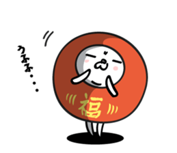 DARUMA with bear sticker #9627953