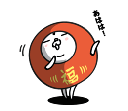 DARUMA with bear sticker #9627954