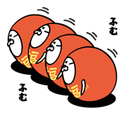 DARUMA with bear sticker #9627958