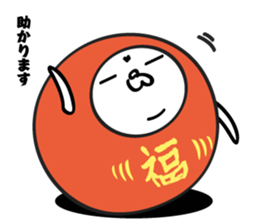 DARUMA with bear sticker #9627960