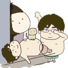 My dear husband and cat 2