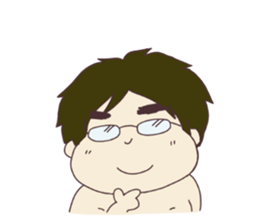 My dear husband and cat 2 sticker #9628055