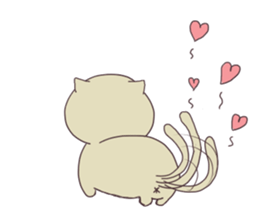 My dear husband and cat 2 sticker #9628081