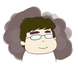 My dear husband and cat 2 sticker #9628086