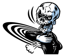 "Normal Mr.Skull's Life" sticker #9628169