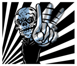 "Normal Mr.Skull's Life" sticker #9628174