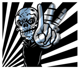 "Normal Mr.Skull's Life" sticker #9628174