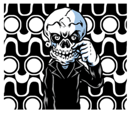 "Normal Mr.Skull's Life" sticker #9628178