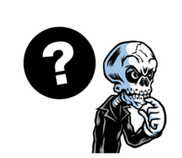 "Normal Mr.Skull's Life" sticker #9628182