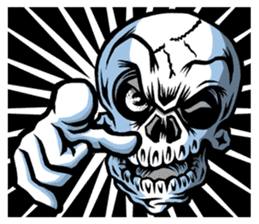 "Normal Mr.Skull's Life" sticker #9628200