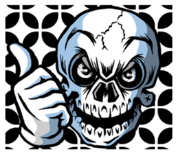 "Normal Mr.Skull's Life" sticker #9628201