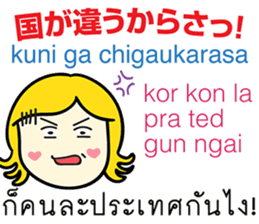 KANOMCHAN Thai&Japan Comunication2 sticker #9628247