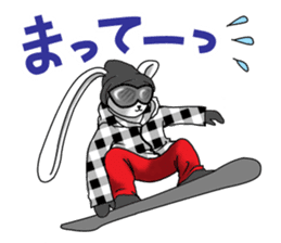 Let's Snowboarding! sticker #9629251