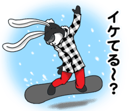 Let's Snowboarding! sticker #9629252